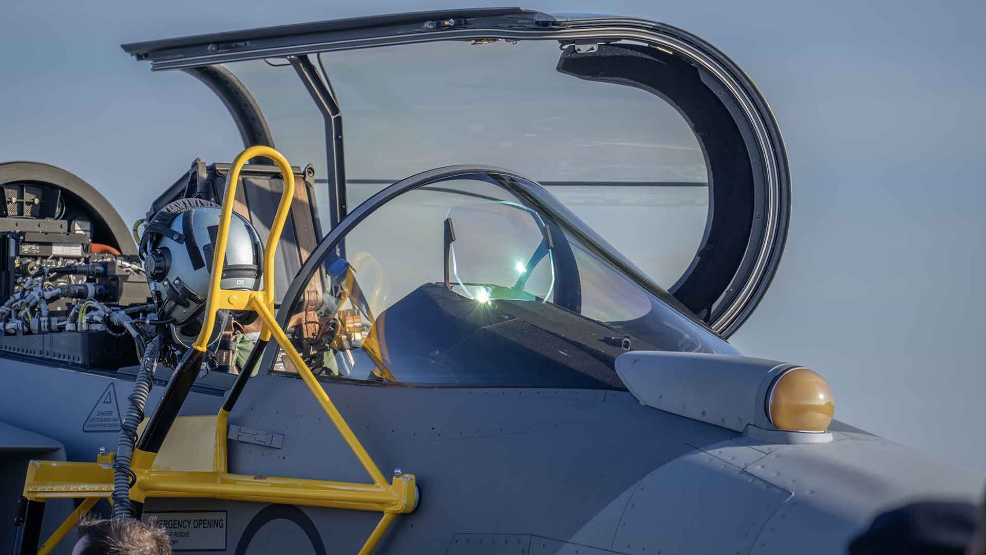 FMV överlämnar det första JAS 39 Gripen E till Försvarsmakten. Foto: FMV