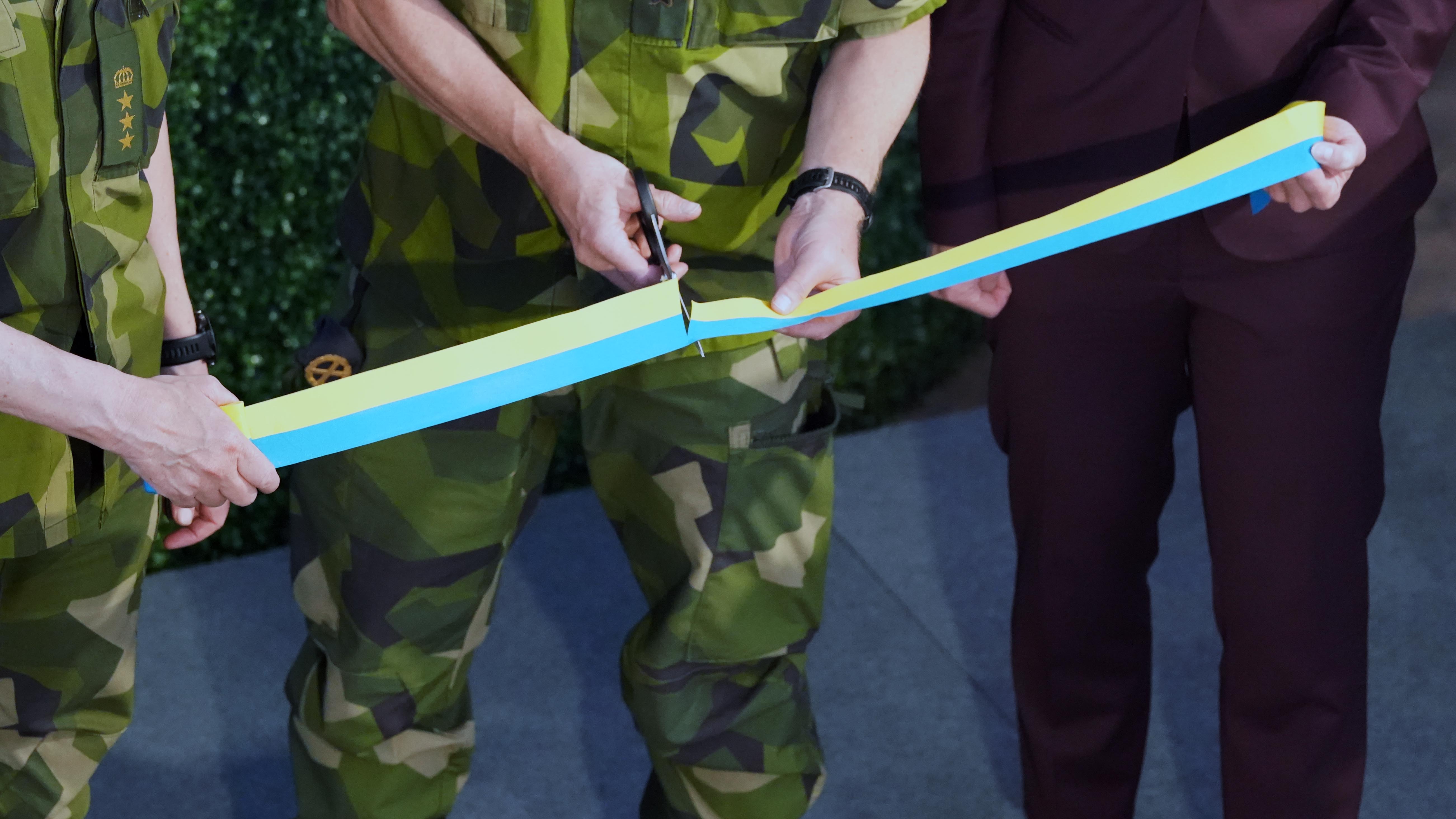 Den 4 maj invigdes lokalerna för innovations och samarbetsprojektet LRIX. Foto: FMV