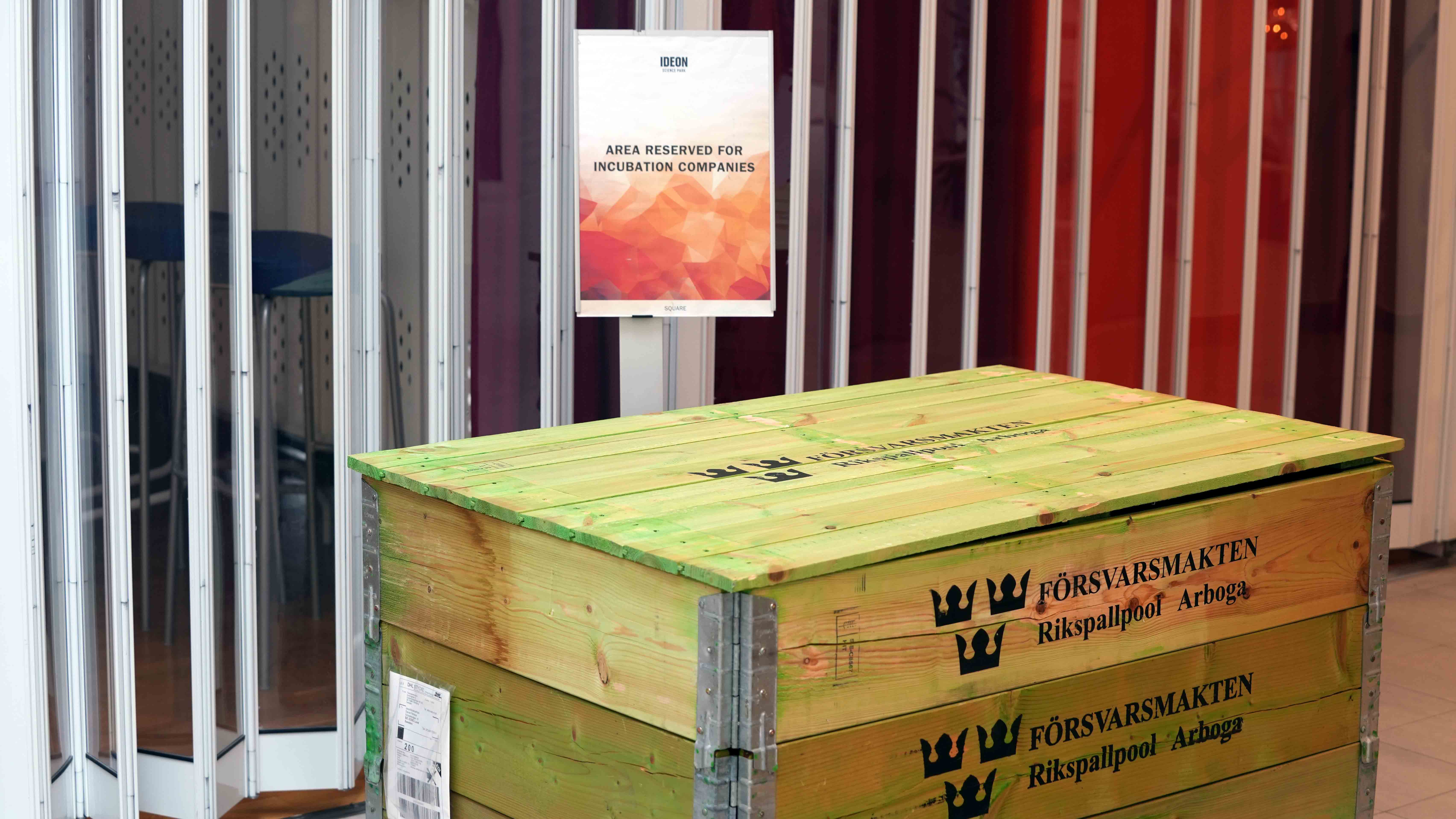 Utrustning levererad till LRIX. Foto: FMV