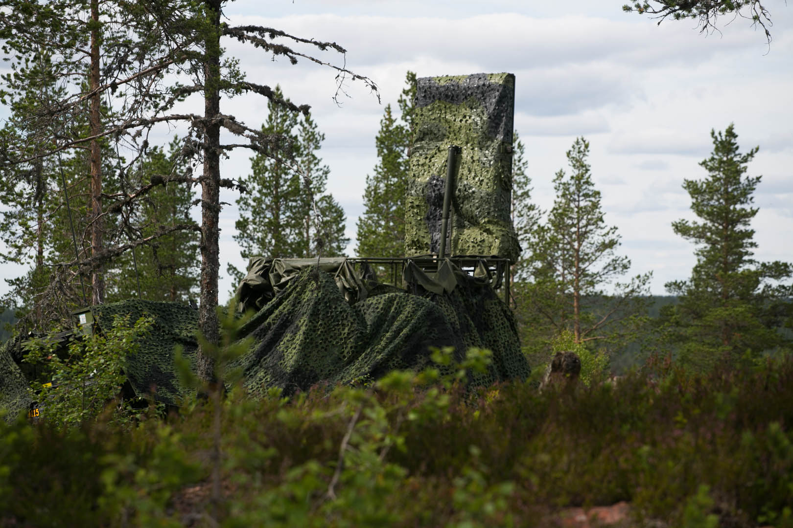 Artillerilokaliseringsradarn Arthur. Foto: Försvarsmakten