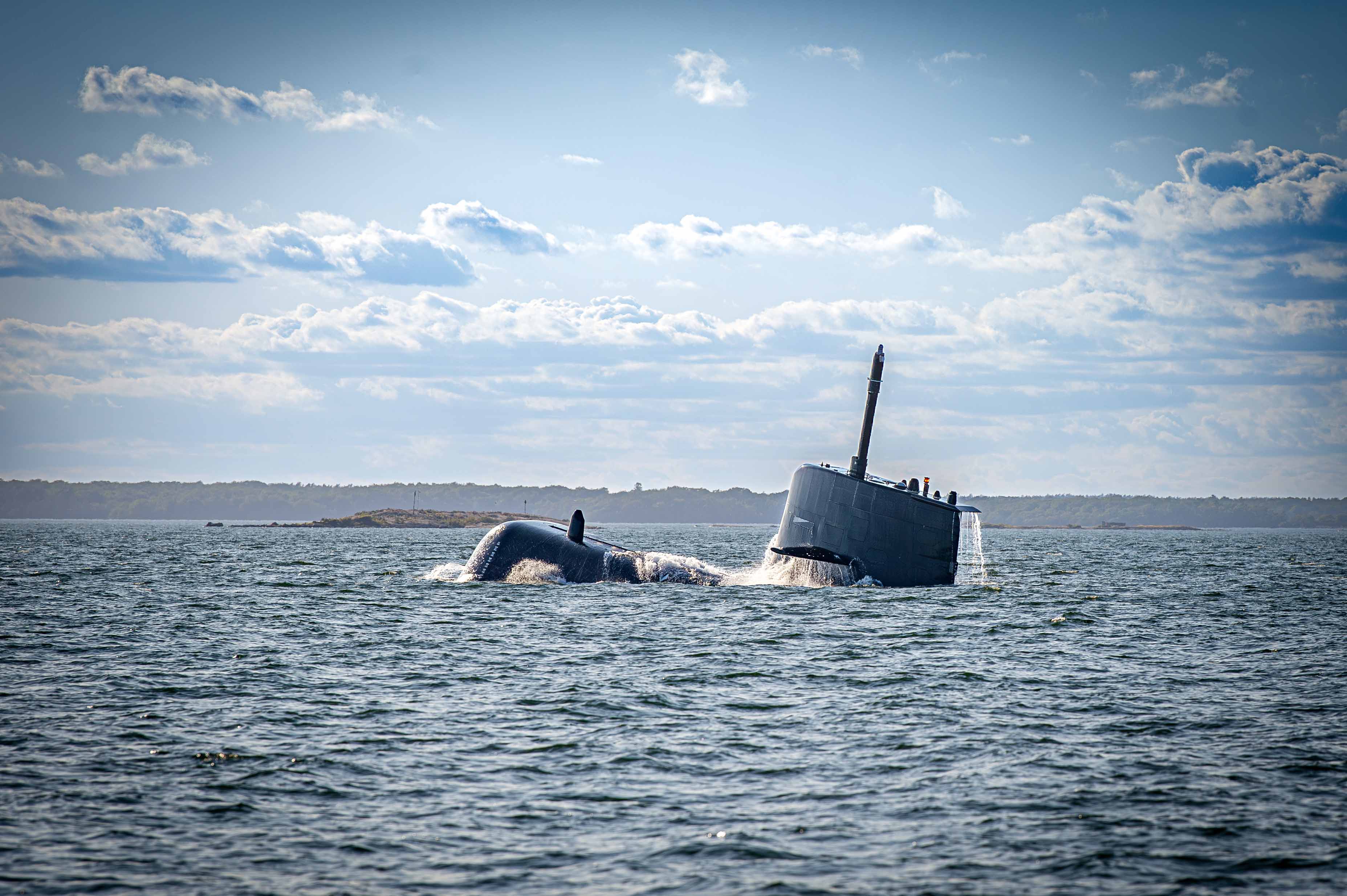 HMS Halland. Foto: Saab