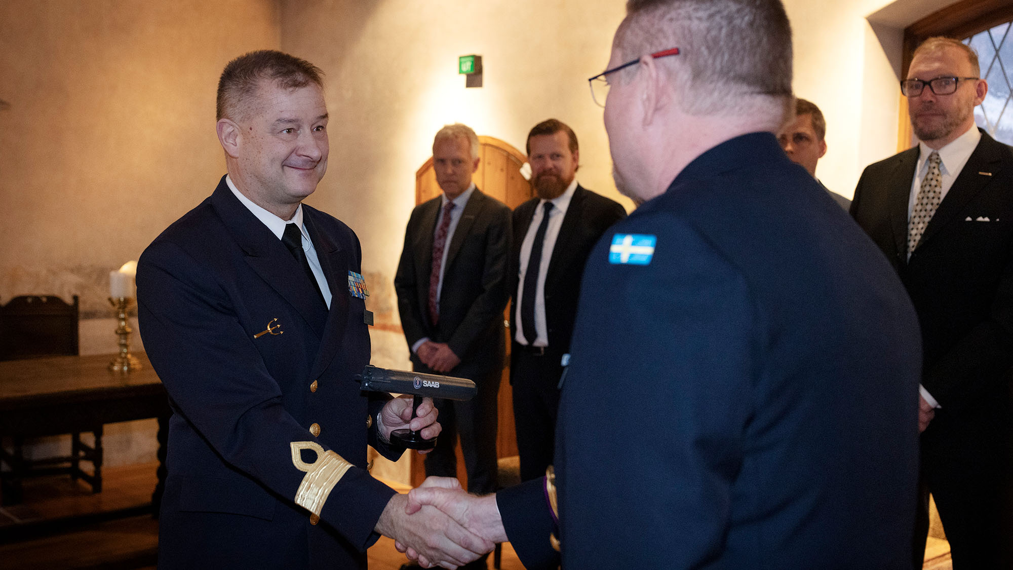 Torpedsystem 47 överlämnades till Försvarsmakten vid en ceremoni i Malmö under tisdagen.