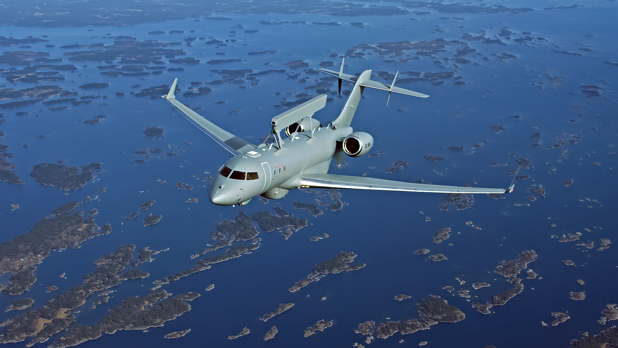 GlobalEye, ledninsflygplan S 106. Foto: Saab AB