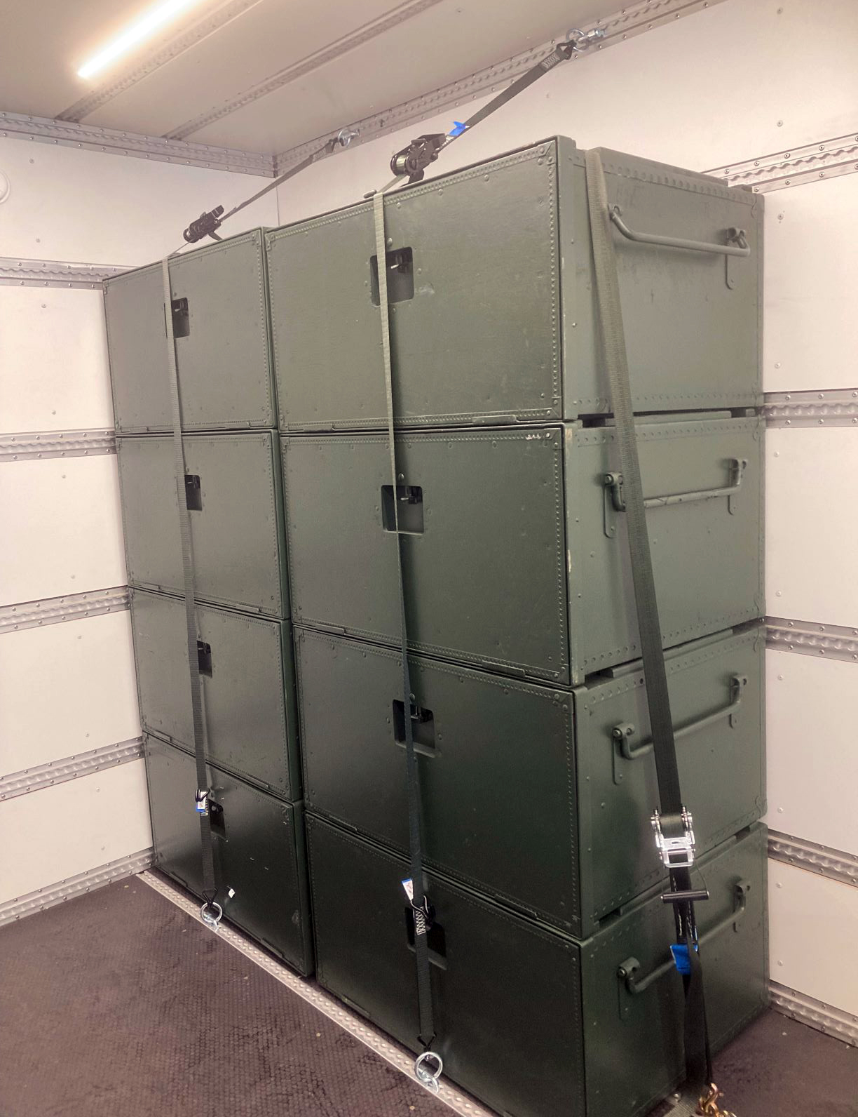 Bild från FMV:s prototyp av satsförvaringscontainern. 