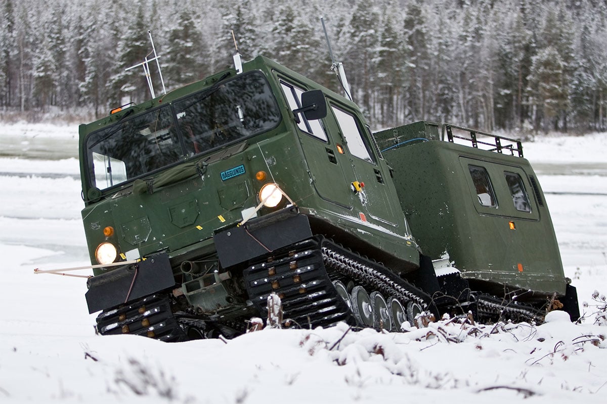 A tracked vehicle